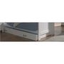 Voir la diapositive 2 : Tiroir de lit coloris blanc laqué pour lit 90x200 cm MARINE