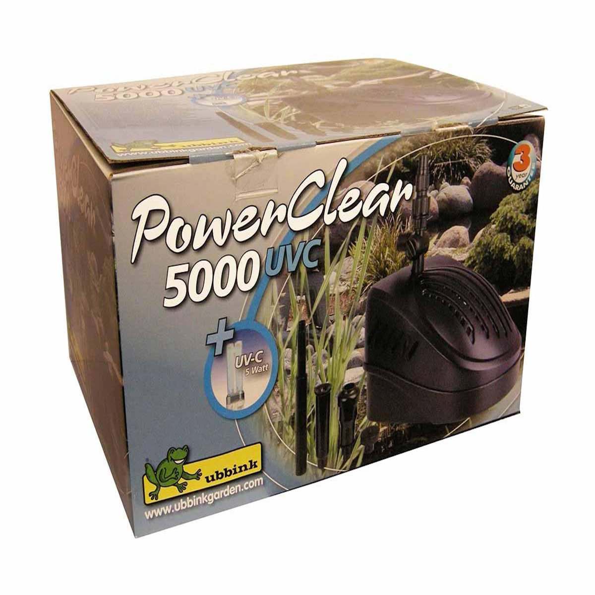 Ubbink Pompe filtrante pour bassin PowerClear 5000 UVC - 5 W - Ubbink