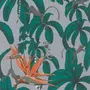 Noordwand Noordwand Papier peint Topchic Monkey Jungle Leaves Vert et gris
