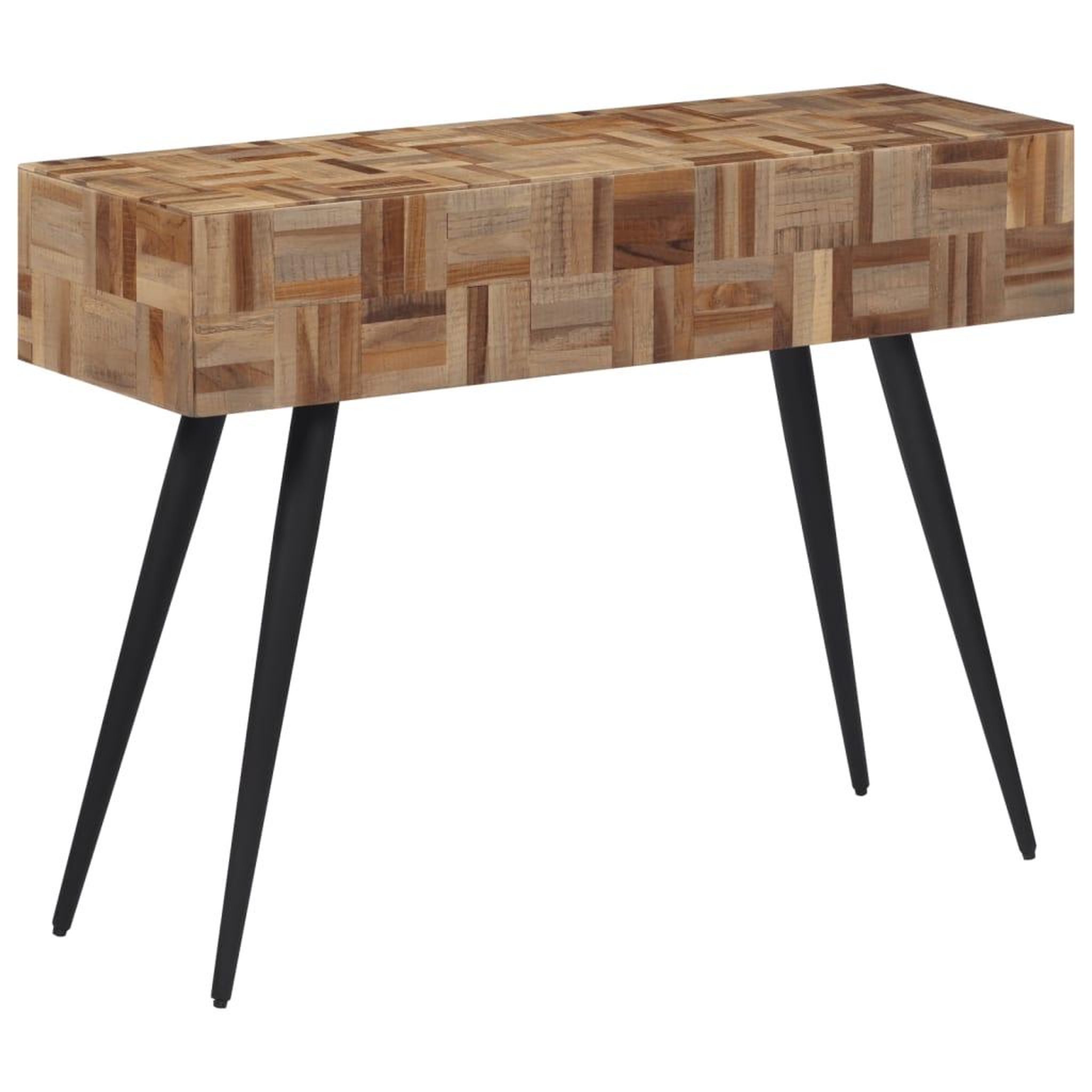 VIDAXL Table console 110x34x80 cm teck de recuperation massif