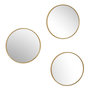 Voir la diapositive 1 : Paris Prix Lot de 3 Miroirs Déco  Toronto  26cm Or
