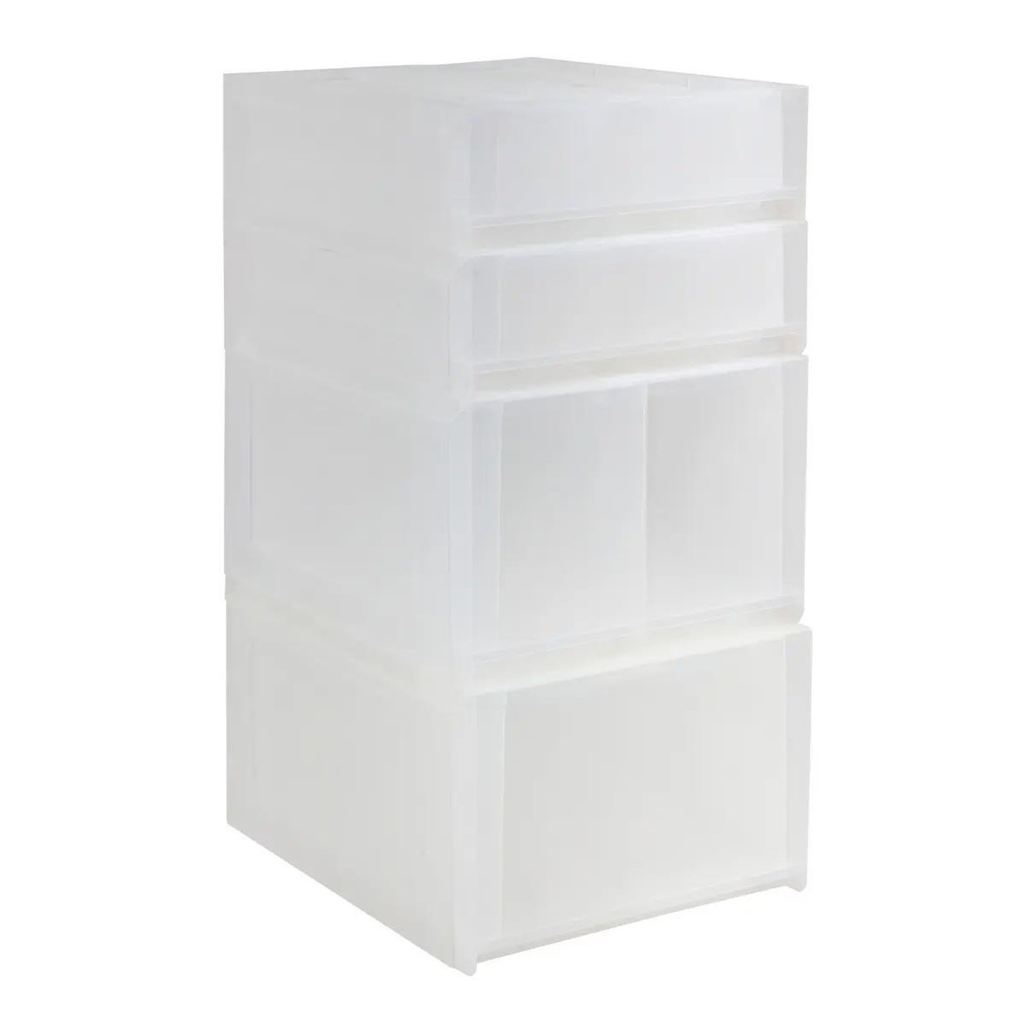 FIVE Tour de rangement 4 tiroirs  tide'n  62cm transparent