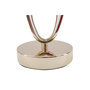 Voir la diapositive 4 : Paris Prix Lampe à Poser en Métal  Flush  47cm Crème & Or