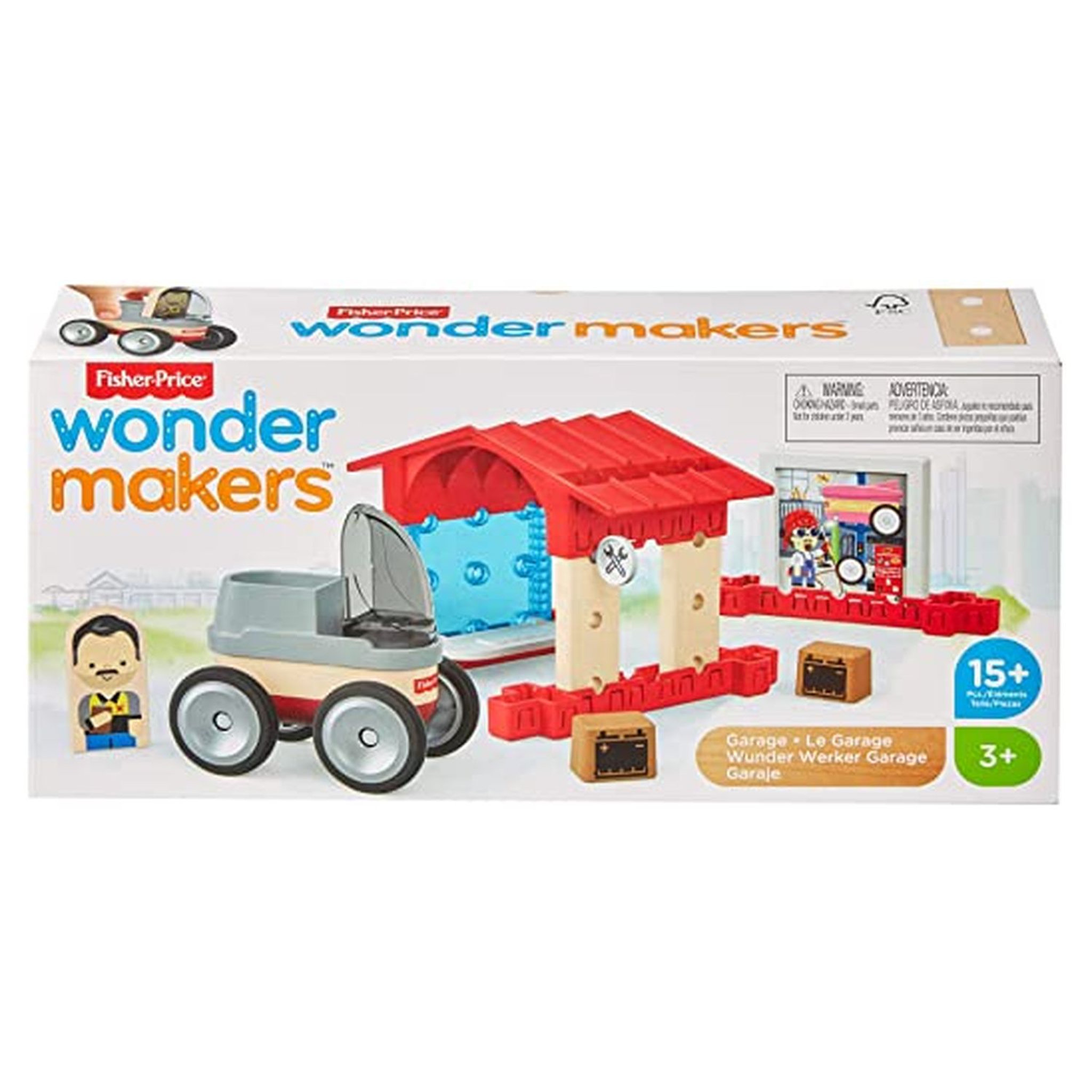 Voir la diapositive 2 : Fisher price Fisher-Price Wonder Makers coffret de construction le Garage