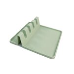 Fackelmann Support à spatule en Silicone Vert Fackelmann OCEAN