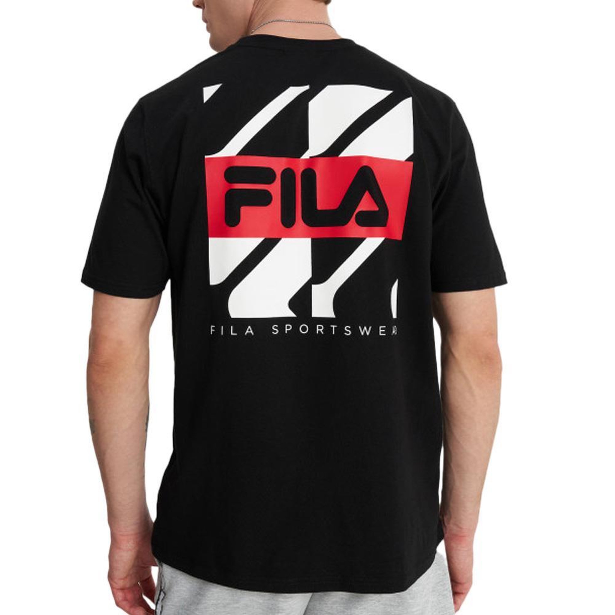Voir la diapositive 2 : FILA T-shirt Noir Homme Fila Graphic