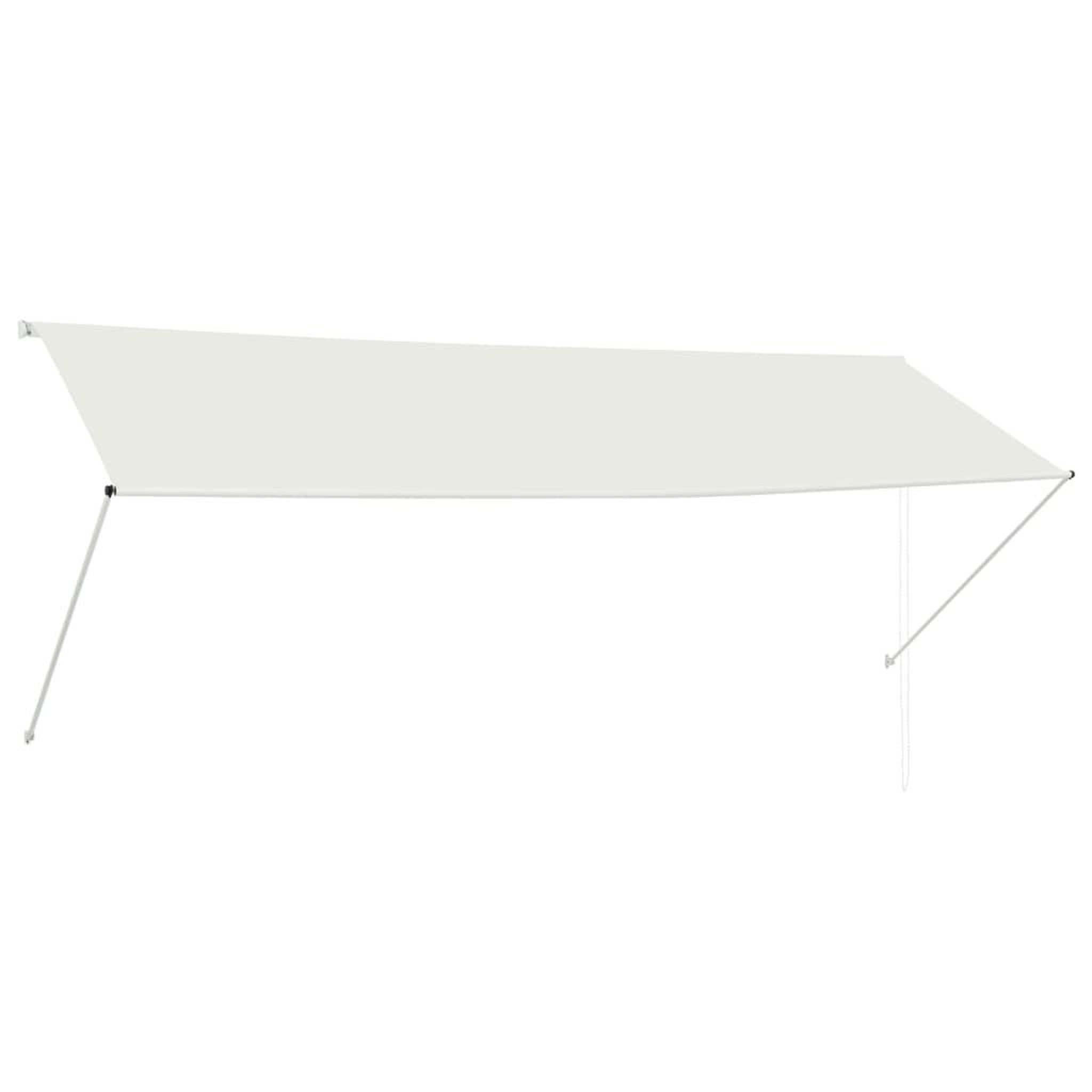 Voir la diapositive 2 : VIDAXL Auvent retractable 350x150 cm Creme