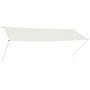 Voir la diapositive 2 : VIDAXL Auvent retractable 350x150 cm Creme