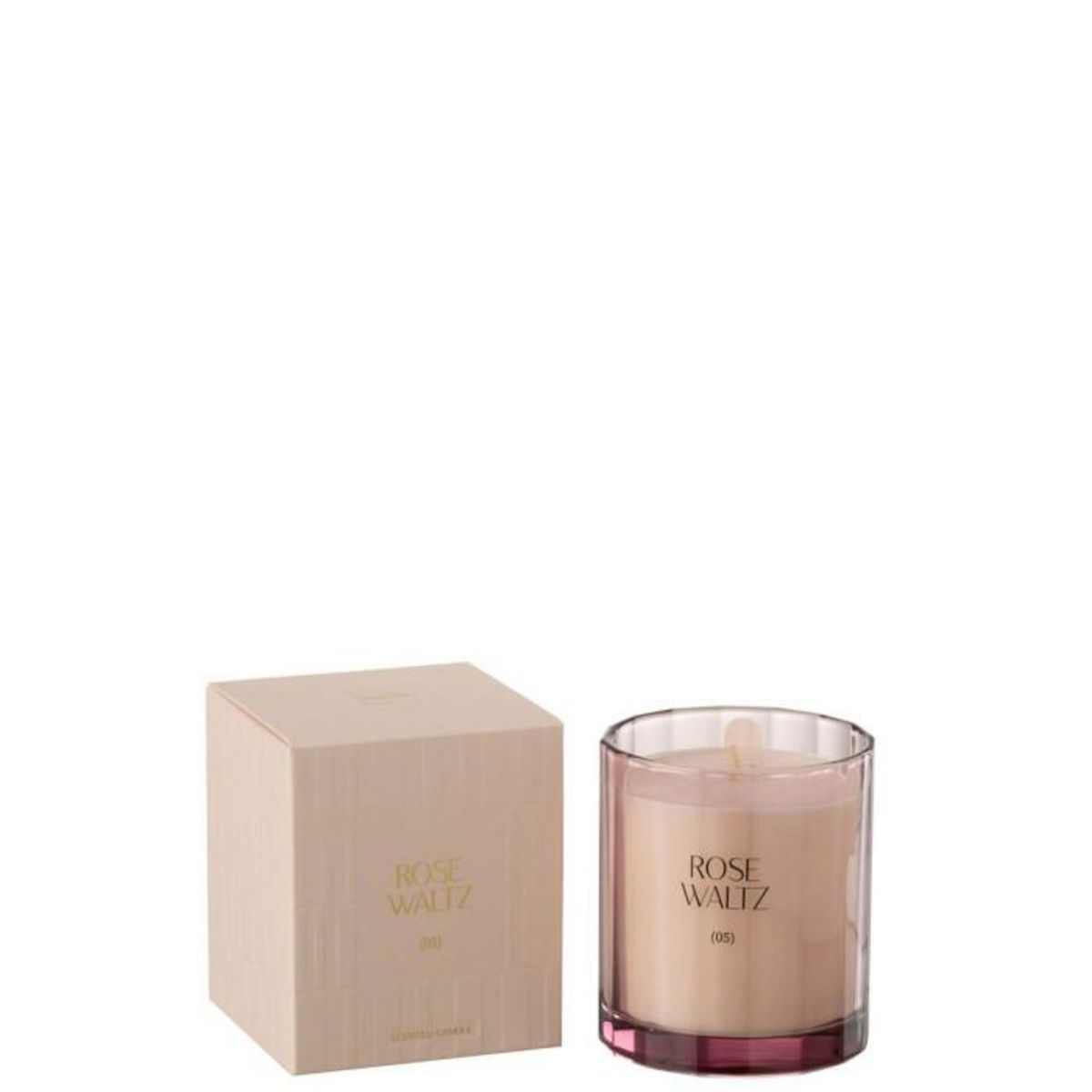 Paris Prix Bougie Parfumée Design  Elie  10cm Rose Waltz