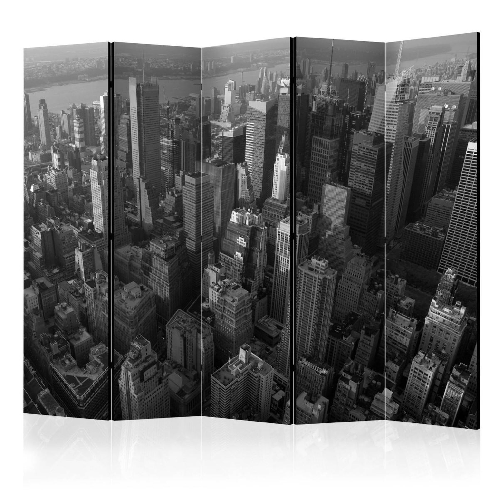 Paris Prix Paravent 5 volets  new york : skyscrapers bird's eye view  172x225cm
