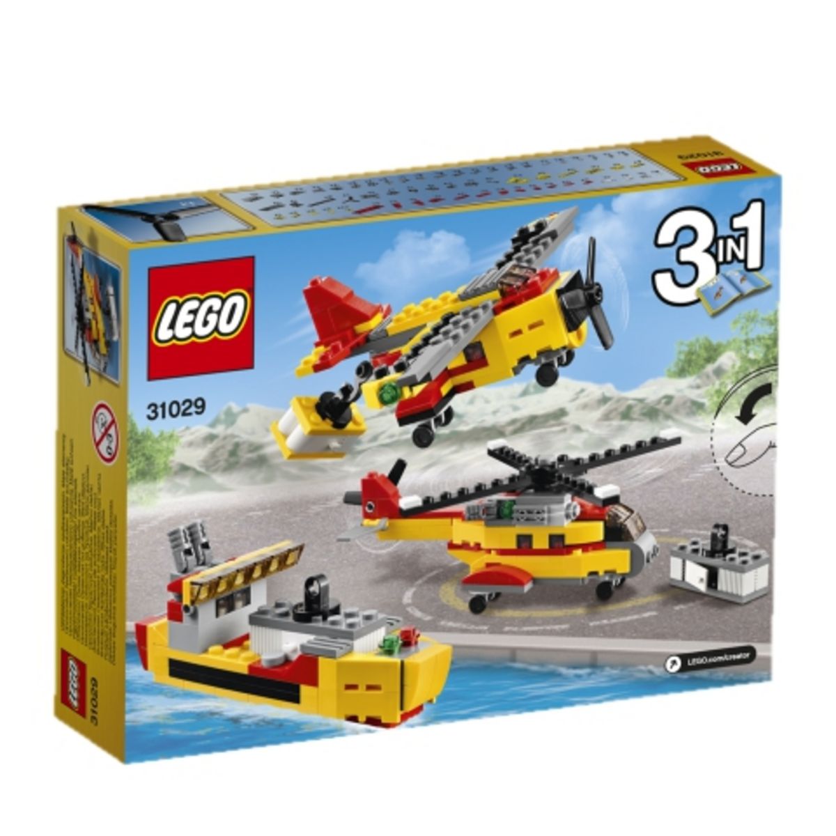 LEGO Creator 31029 - L'hélicoptère cargo