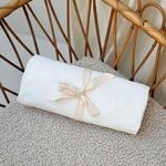 Petit Béguin Drap housse enfant écru 90 x 190 cm. Coloris disponibles : Beige