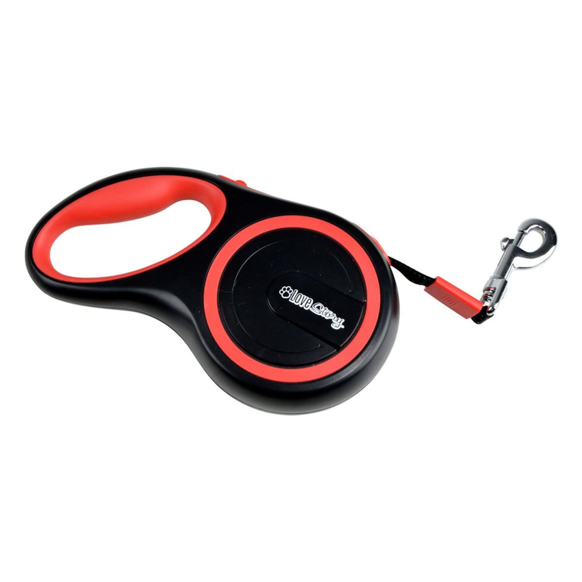 Paris Prix Laisse Rétractable Chien  Résistante  17cm Rouge