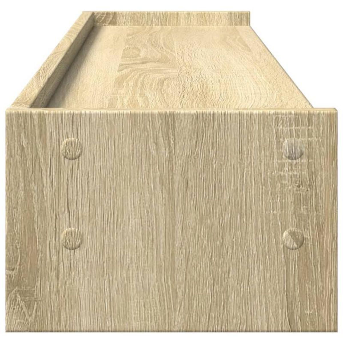 VIDAXL Support de moniteur chêne sonoma 100x24x16 cm bois d ingénierie