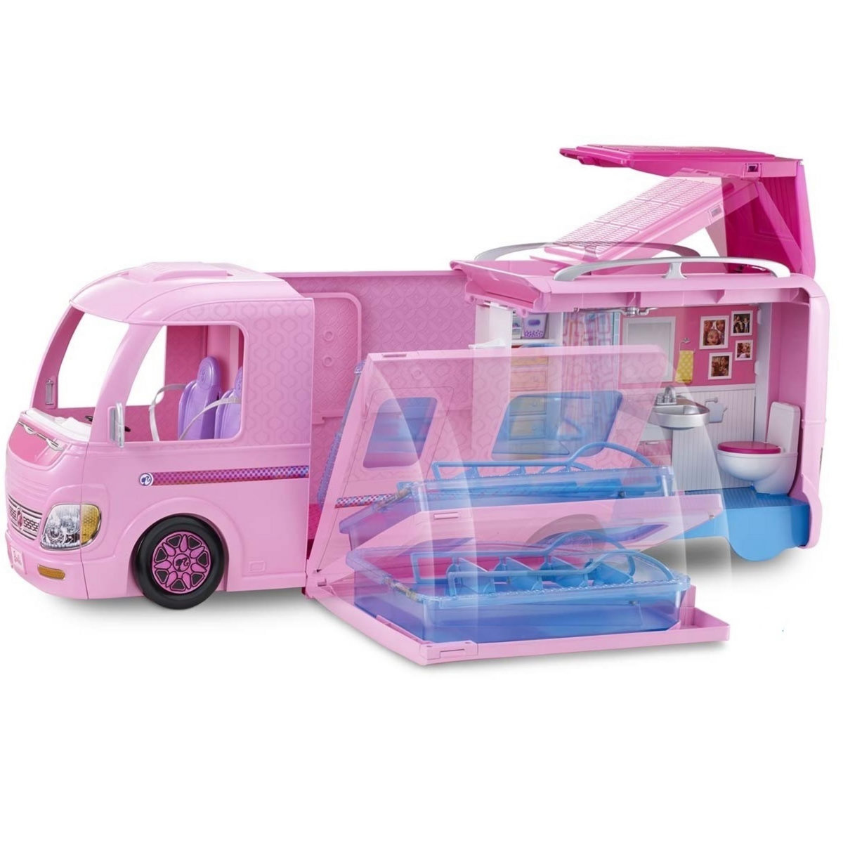 BARBIE Le camping car transformable de Barbie