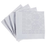 FEERIC LIGHT & CHRISTMAS 4 Services de table Jacquard. Coloris disponibles : Blanc