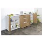 Voir la diapositive 5 : Buffet moderne 4 portes 3 tiroirs 220 cm LUCERA