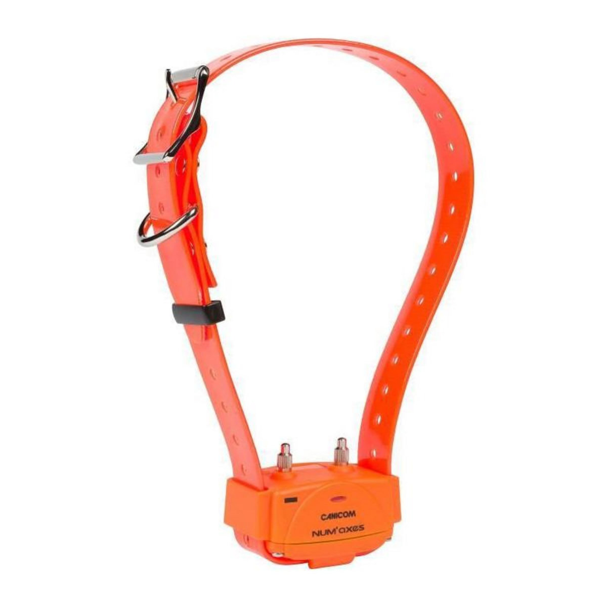 NUM'AXES NUMAXES - Collier seul - CANICOM - avec plasturgie orange et sangle orange fluo