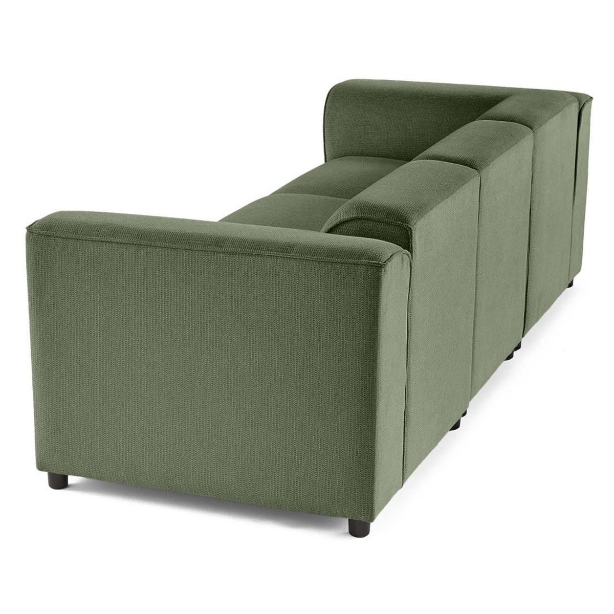 LISA DESIGN Suaro - canapé modulable 3 places en tissu texturé