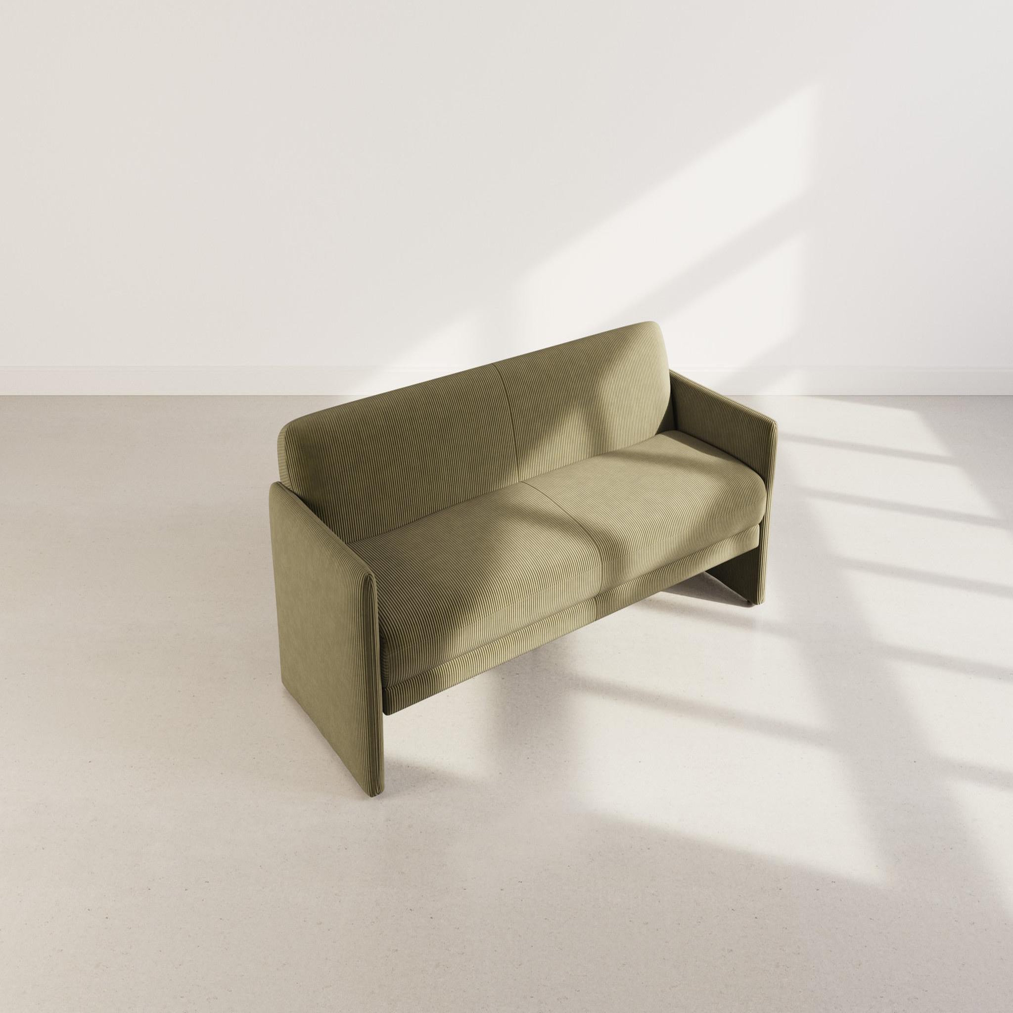 Voir la diapositive 5 : BEST MOBILIER Mathis - canapé convertible clic-clac 3 places en velours côtelé