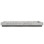 Voir la diapositive 5 : VIDAXL Cadre de lit sans matelas gris beton 75x190 cm