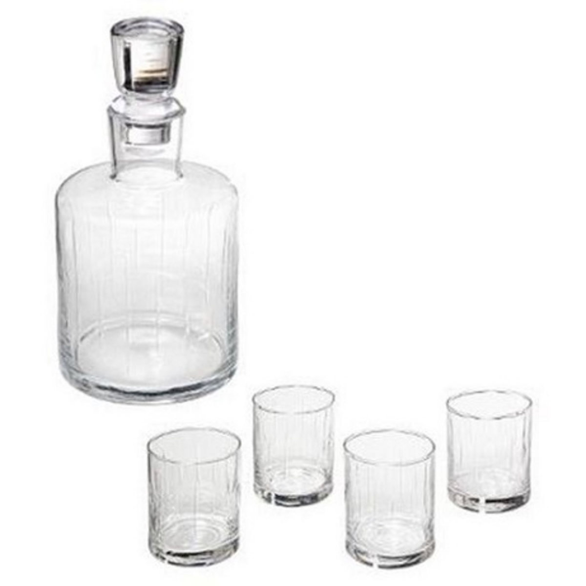  COFFRET WHISKY 5P PETIT SALON VERRE