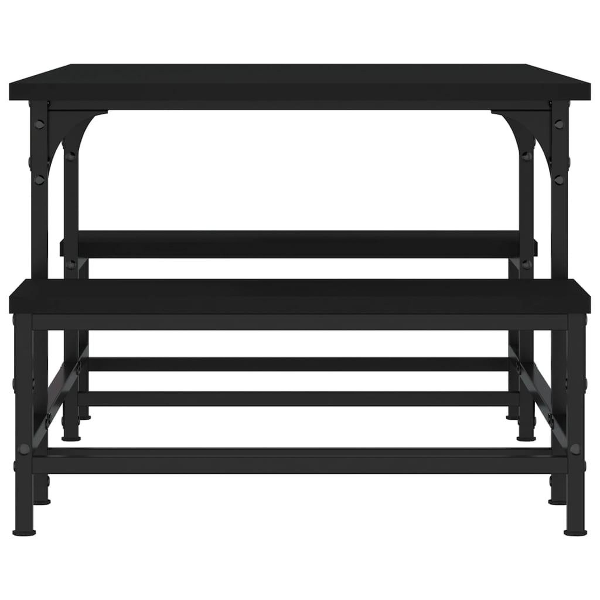 Voir la diapositive 5 : VIDAXL Table basse noir 100x50,5x40 cm bois d'ingenierie