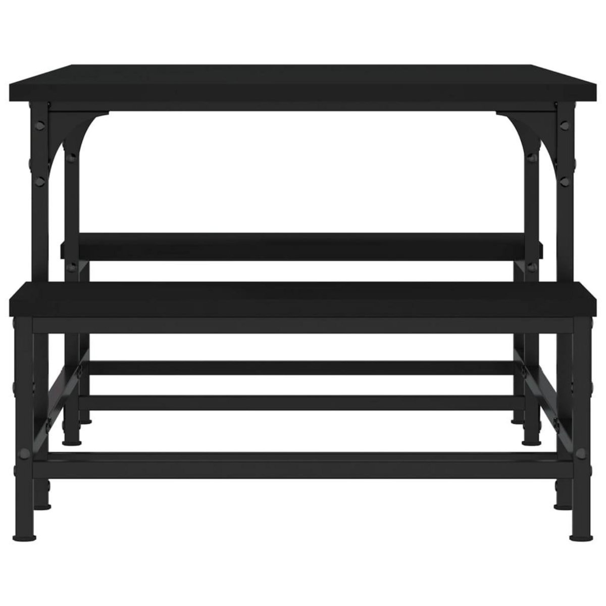 VIDAXL Table basse noir 100x50,5x40 cm bois d'ingenierie