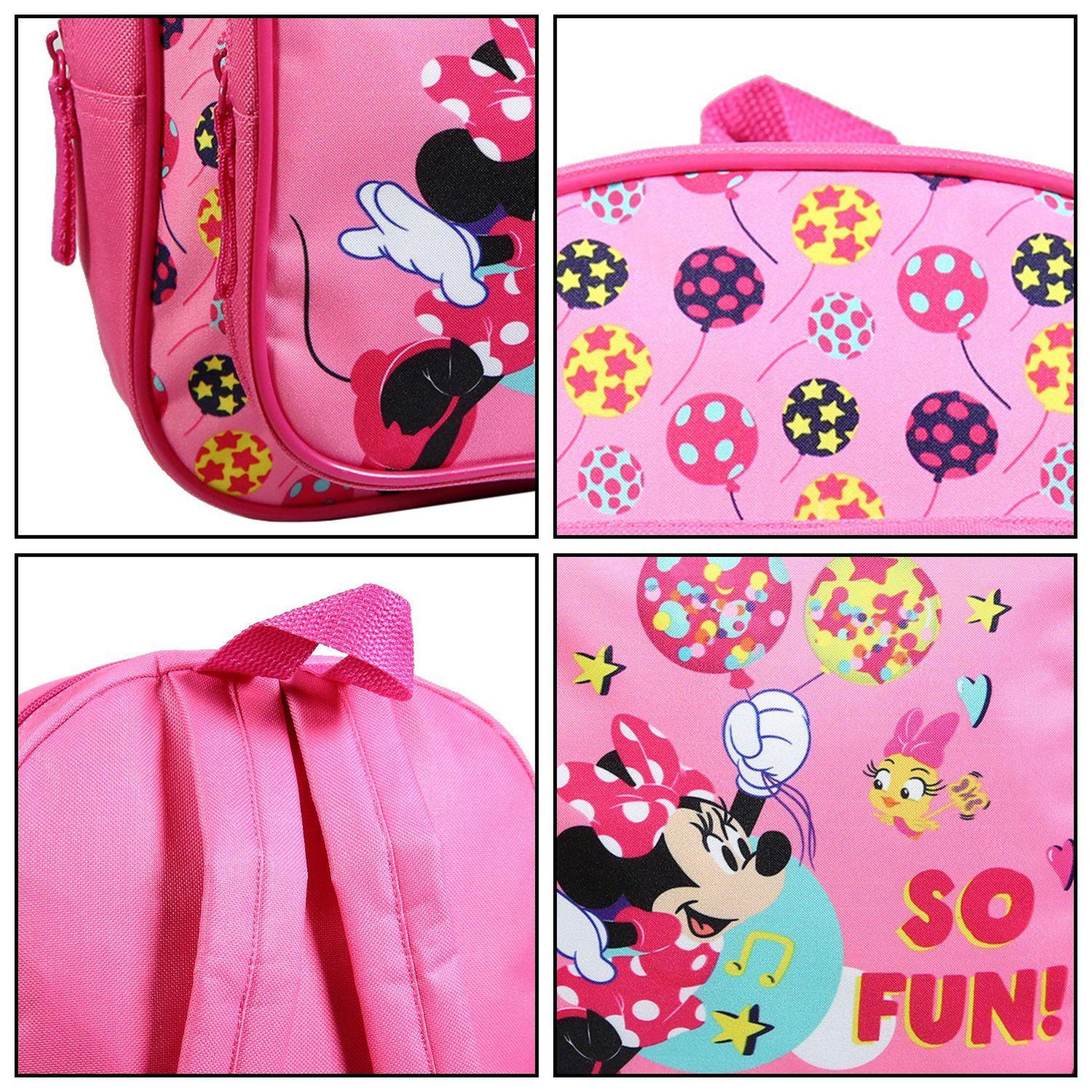 Voir la diapositive 6 : Bagtrotter BAGTROTTER Sac à dos 31 cm avec poche maternelle  Disney Minnie Rose Fun