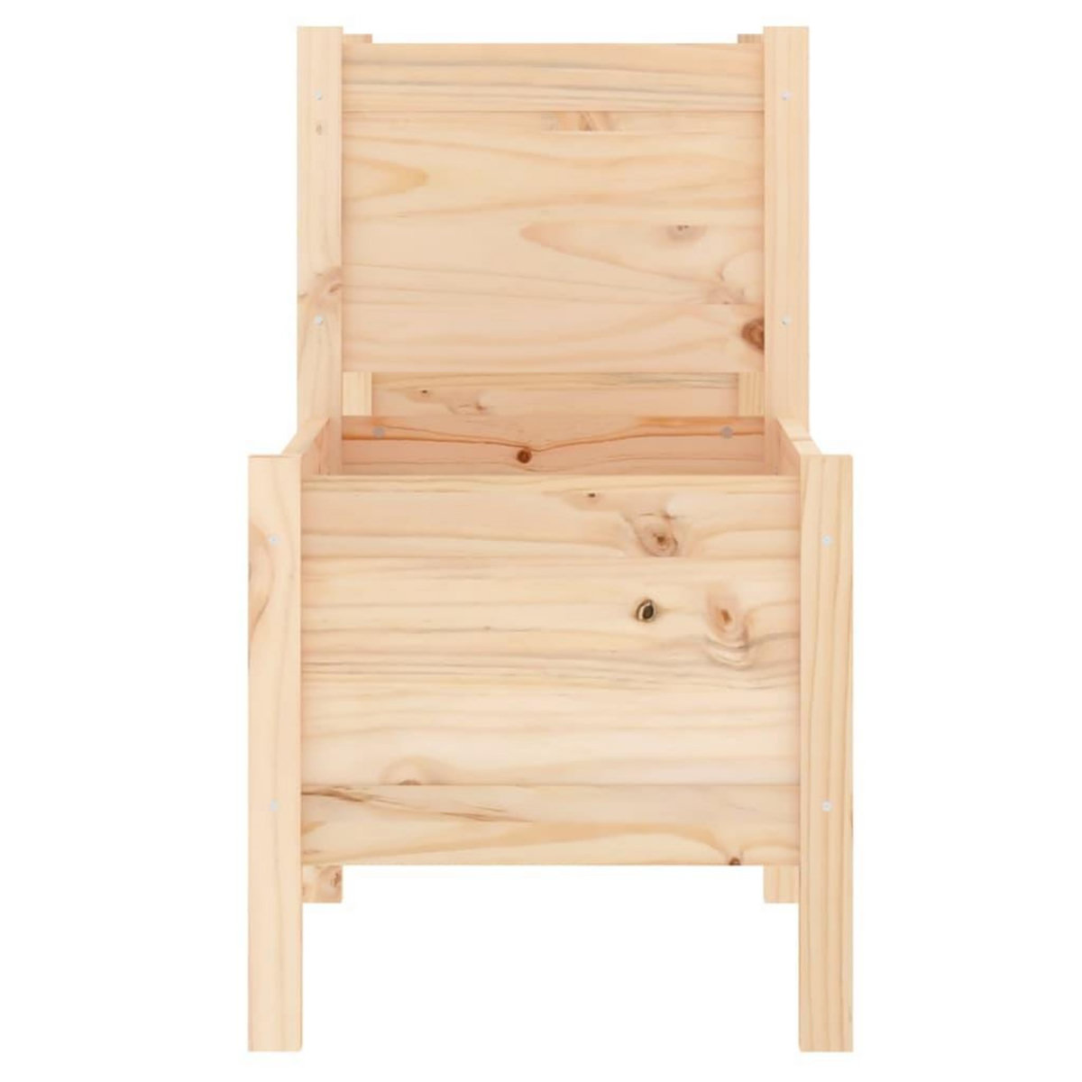 VIDAXL Jardiniere 245,5x44x75 cm Bois massif de pin