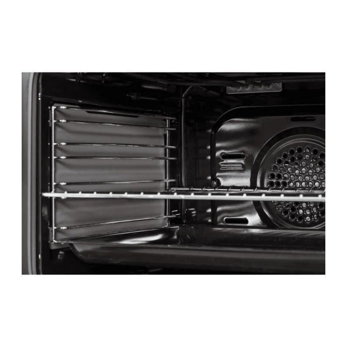 CONTINENTAL EDISON Cuisiniere vitrocéramique CONTINENTAL EDISON CECV60FCB - 4 feux - L58,8 xP61 xH83 cm - Noir