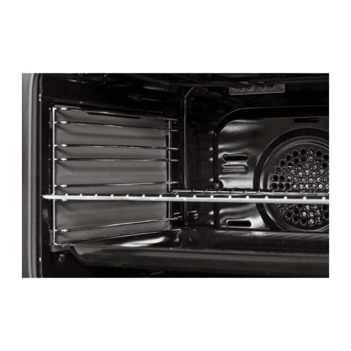 CONTINENTAL EDISON Cuisiniere vitrocéramique CONTINENTAL EDISON CECV60FCB - 4 feux - L58,8 xP61 xH83 cm - Noir
