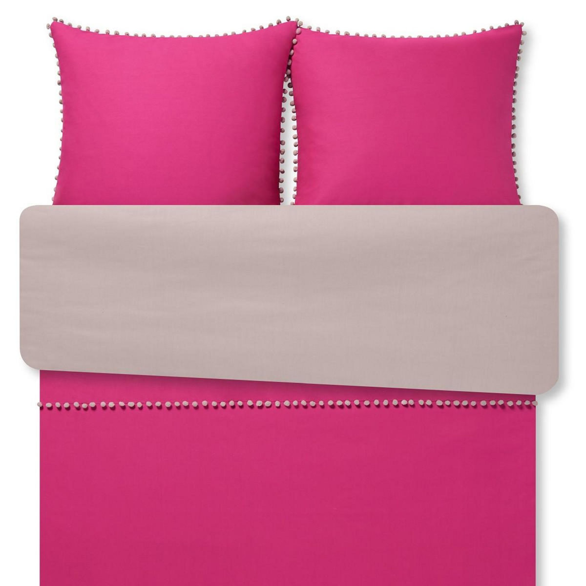 FUTURE HOME Parure housse de couette en coton + 2 taies