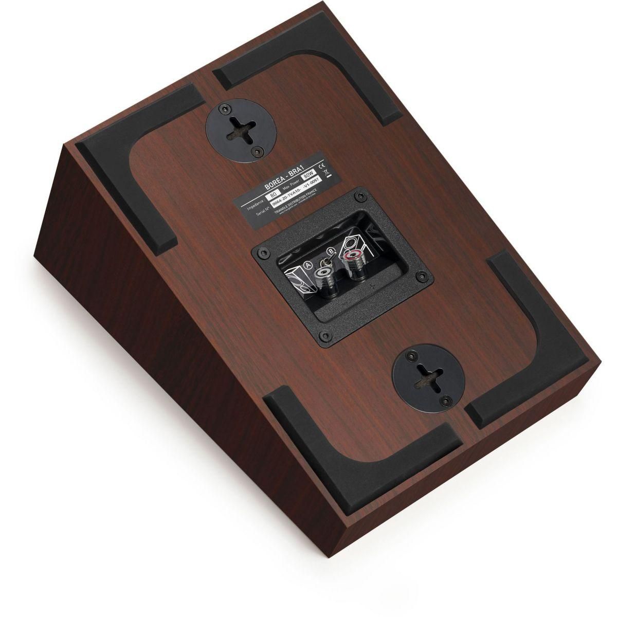 Triangle Enceinte surround BRA1 Noyer