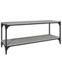 Voir la diapositive 2 : VIDAXL Meuble TV Sonoma gris 100x33x41 cm Bois d'ingenierie et acier
