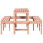 Voir la diapositive 5 : VIDAXL Table de pique-nique 160x134x75 cm bois massif de douglas