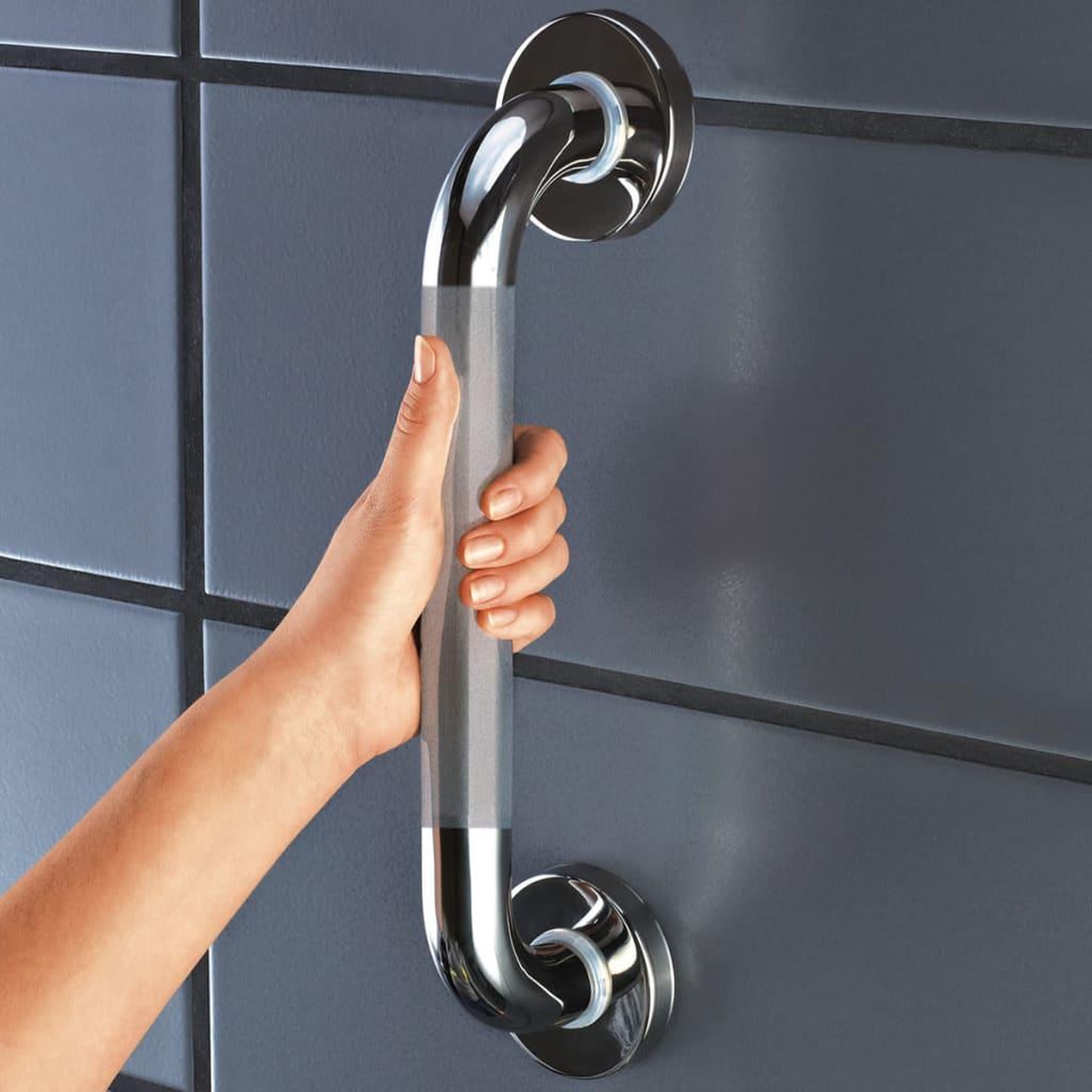 Voir la diapositive 1 : RIDDER RIDDER Barre d'appui de securite 30 cm Inox chrome A00130001