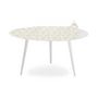 Voir la diapositive 5 : Paris Prix Table Basse 2 Covers  Scandinave  90cm Blanc