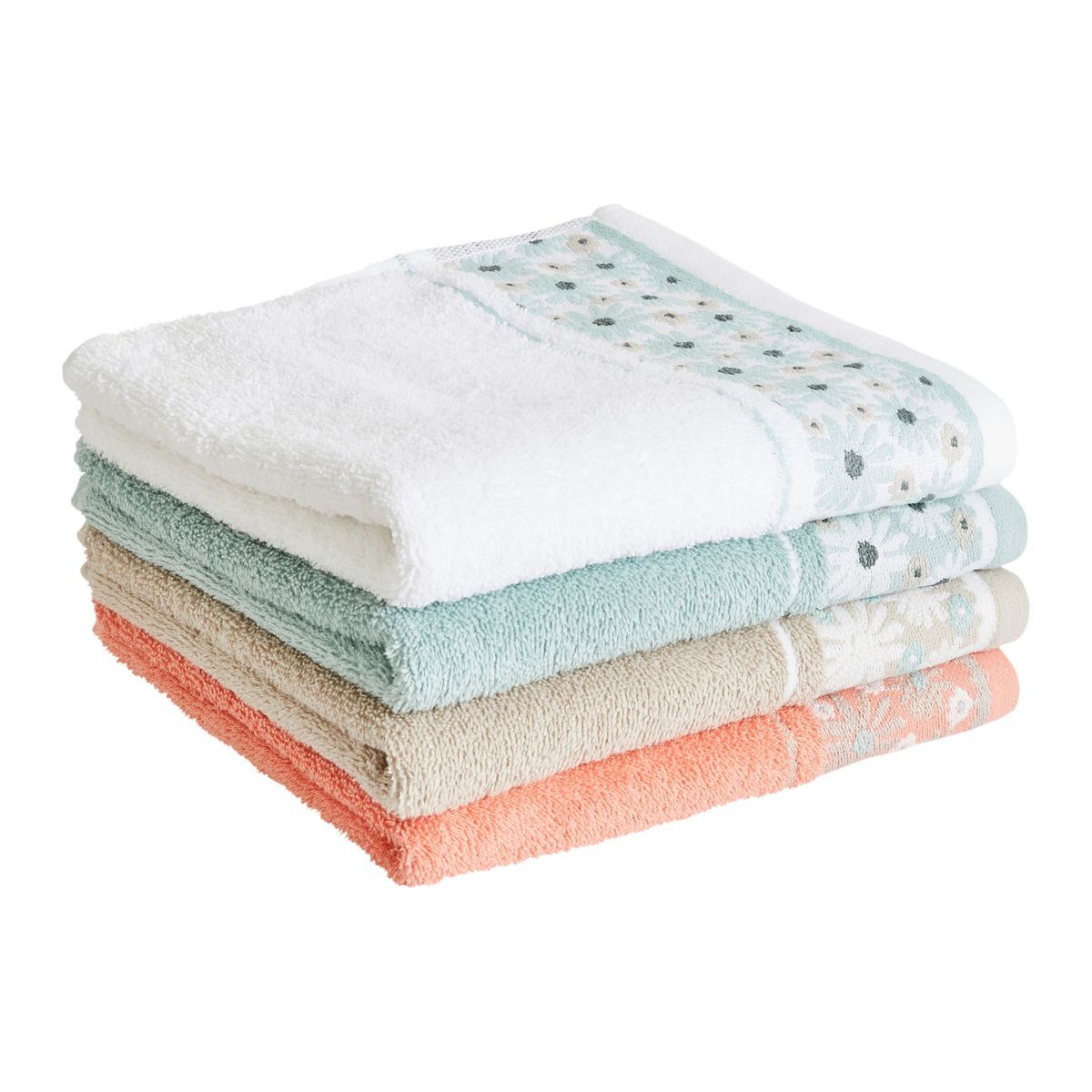 ACTUEL Drap de bain en coton liteau fantaisie  450gsm JOY 