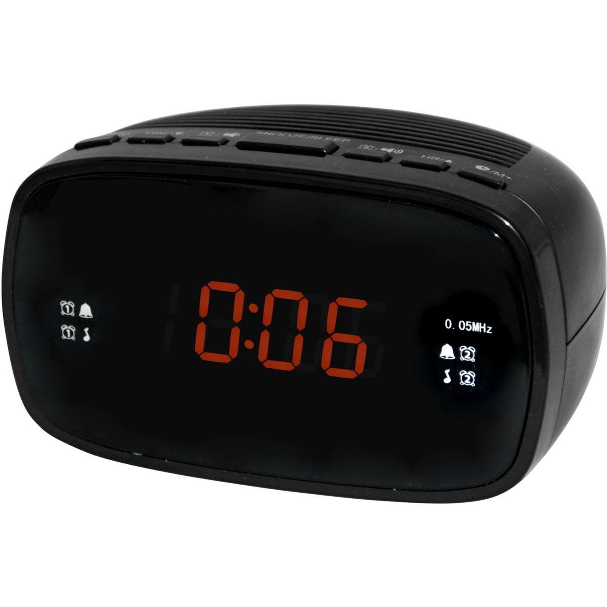 Listo Radio réveil RR-908 Noir