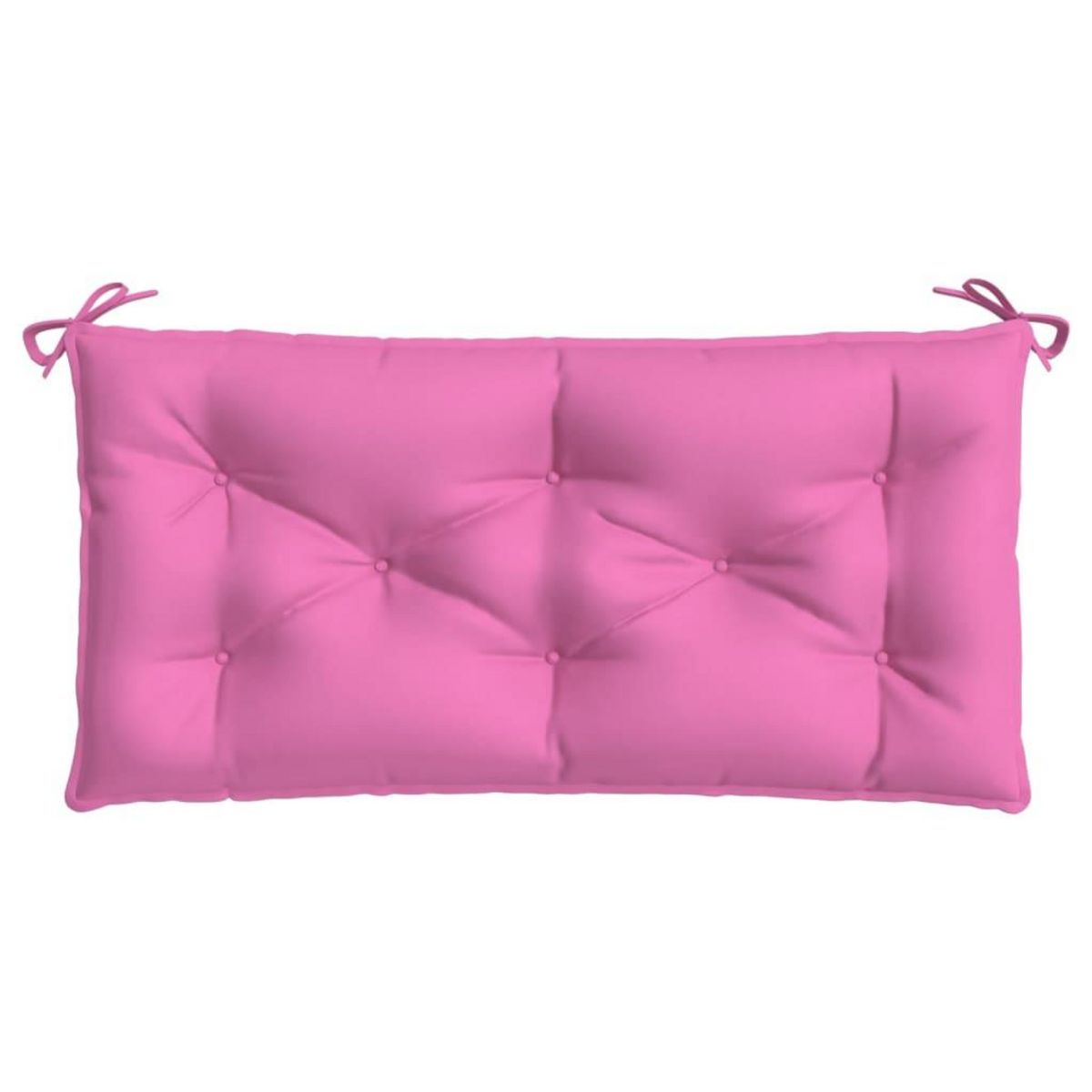 VIDAXL Coussin de banc de jardin rose 110x50x7 cm tissu