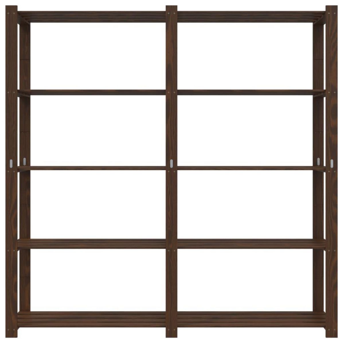 VIDAXL Support de rangement a 5 niveaux marron 170x38x170 cm bois pin