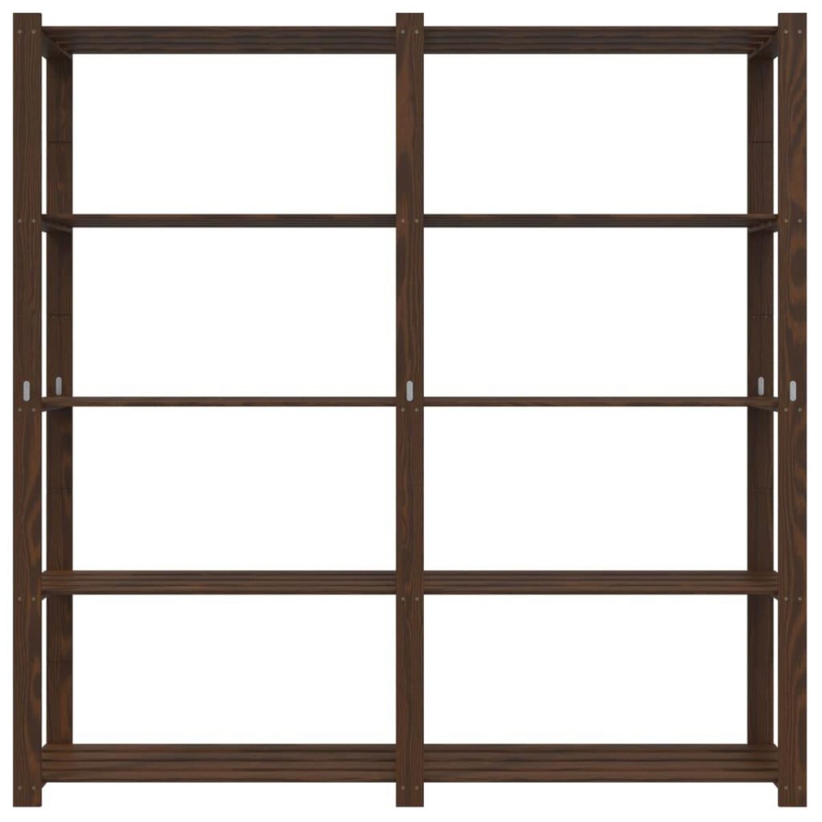 VIDAXL Support de rangement a 5 niveaux marron 170x38x170 cm bois pin