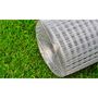 Voir la diapositive 3 : VIDAXL Cloture en treillis acier galvanise carre 1x25 m argente
