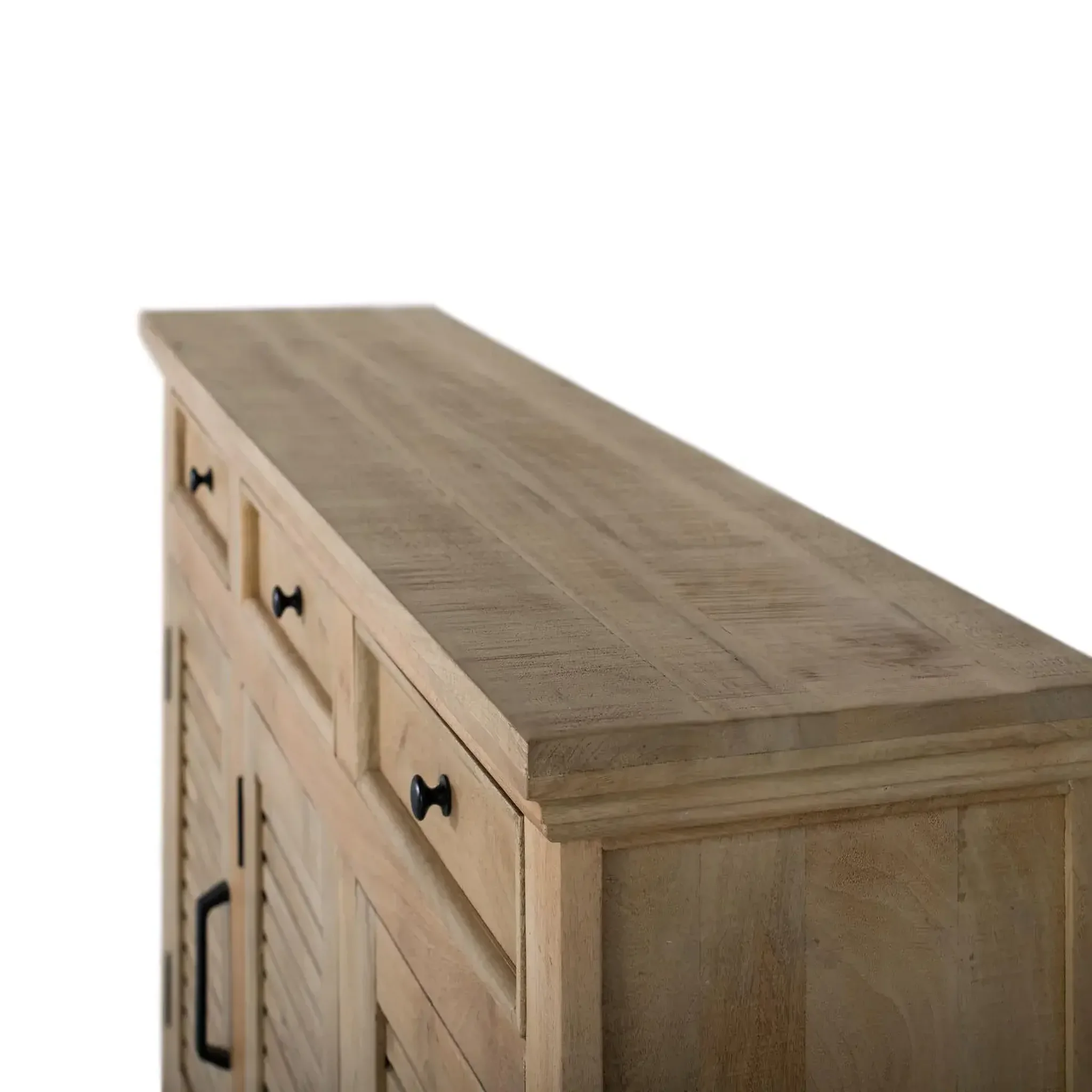 Voir la diapositive 2 : GINER Y COLOMER SL Buffet en bois de manguier 150cm style rustique contemporain
