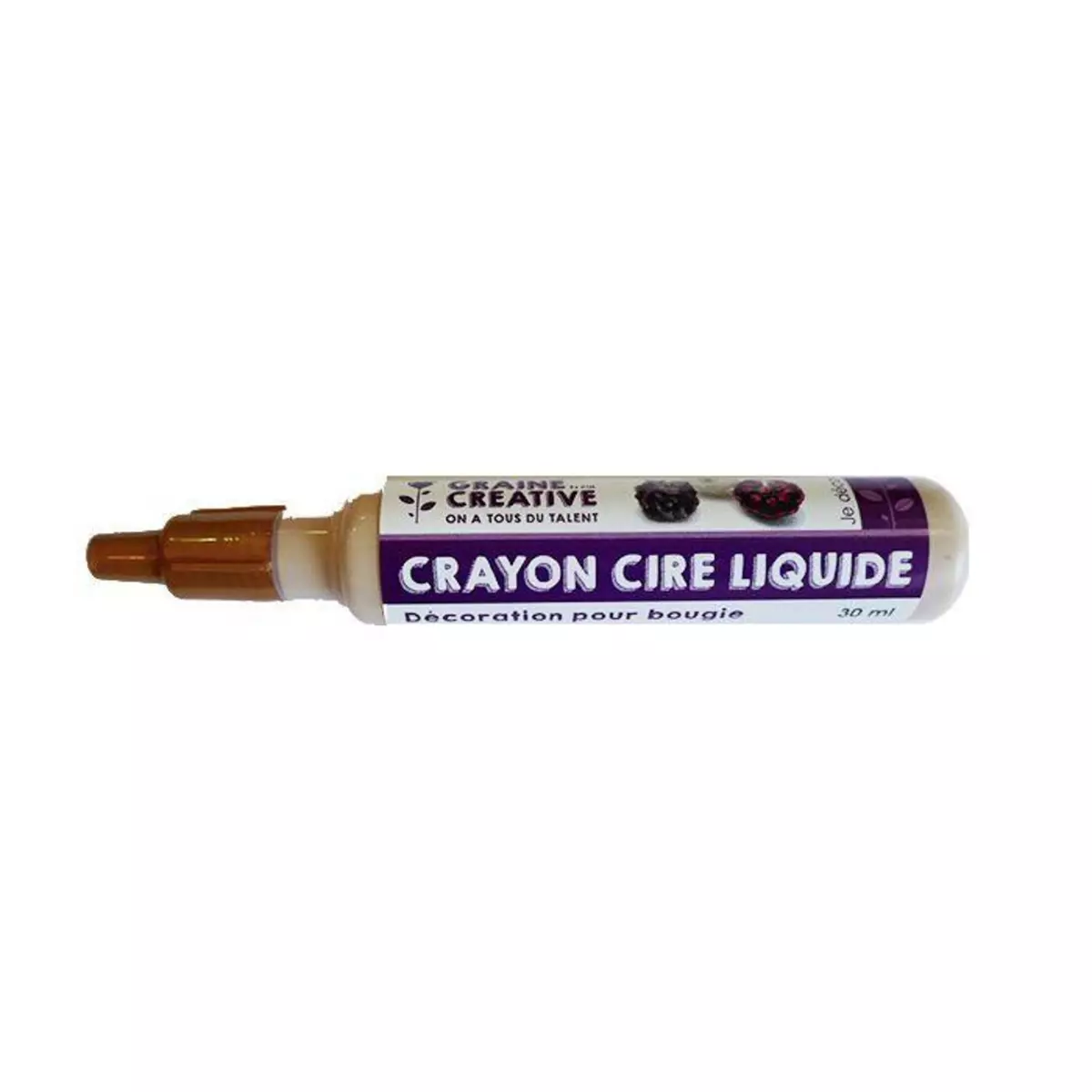 Graine créative Crayon cire liquide pour bougie - Doré
