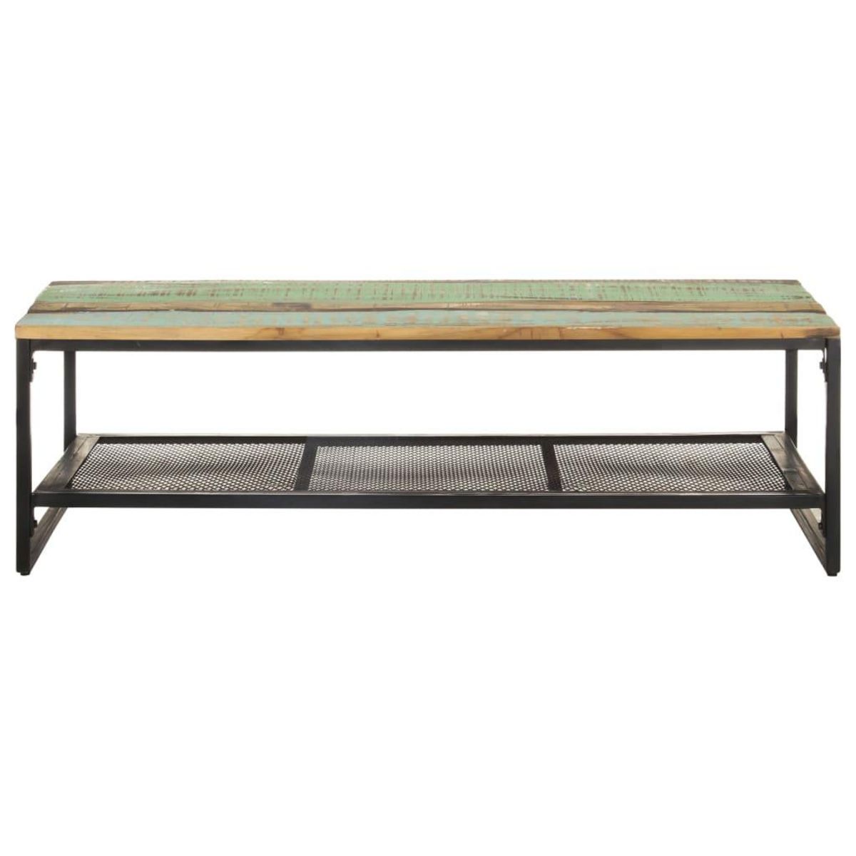 VIDAXL Table basse 110x60x35 cm Bois de recuperation massif