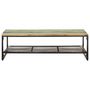 Voir la diapositive 2 : VIDAXL Table basse 110x60x35 cm Bois de recuperation massif