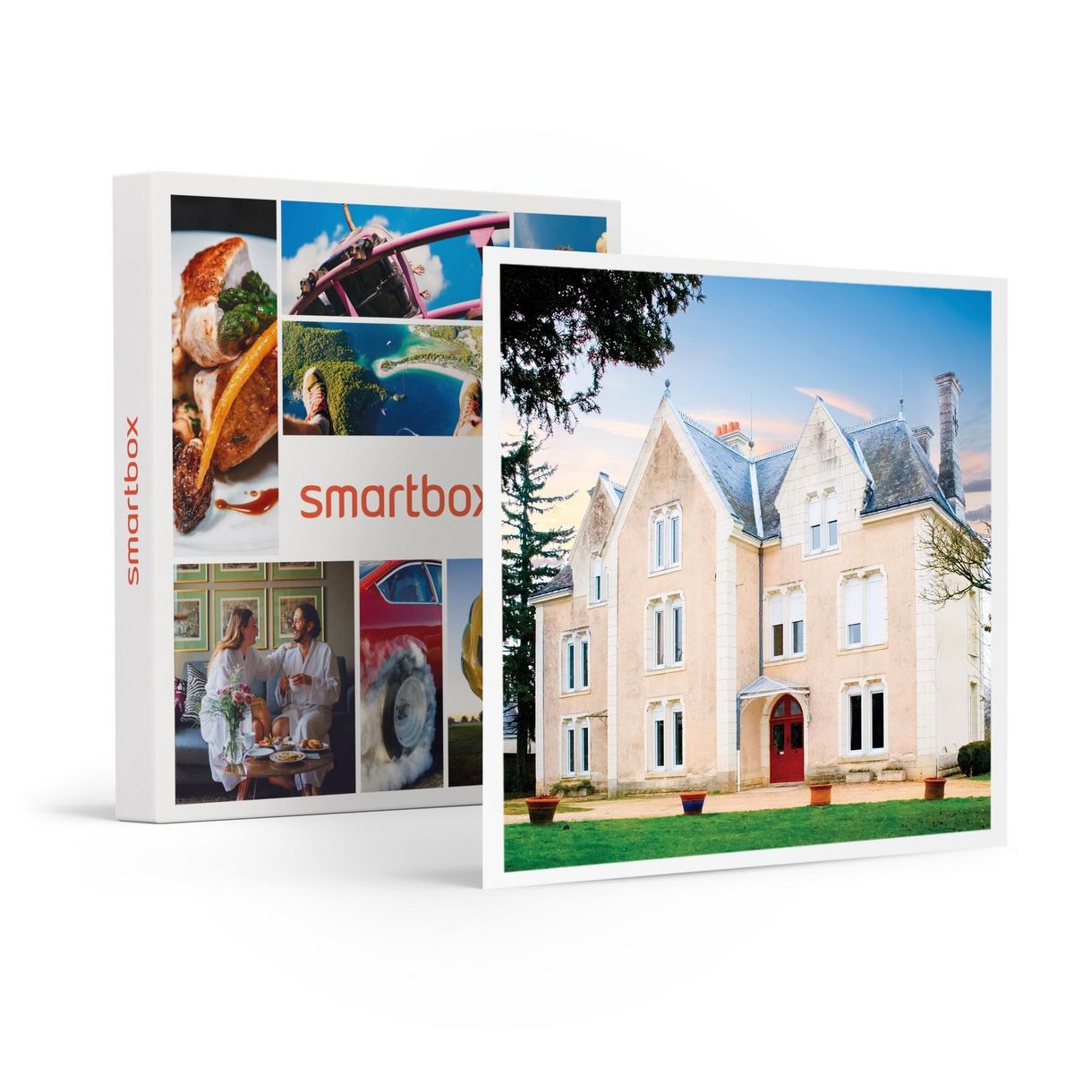 Smartbox Escapade de 3 jours dans un manoir près de Tours avec visite de caves, dîner et bain bouillonnant - Coffret Cadeau Séjour