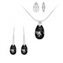 Voir la diapositive 1 : SC CRYSTAL Parure collier et boucles d'oreilles SC Crystal ornée de Cristaux scintillants